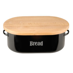 Typhoon Vintage Kitchen Bread Bin - Black